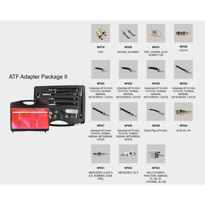 Launch CAT-601S Adapter Packs - Garage equipment